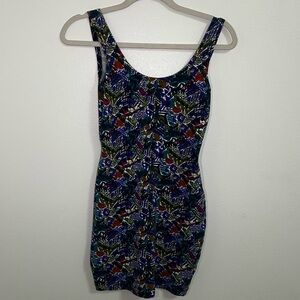 Sunset Plaza vintage 90s print bodycon style dress